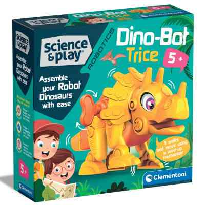Конструктор Clementoni Dino Bot Triceratops, серия "Science & Play" (75074) Винница