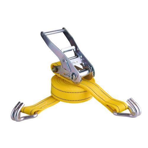 Стяжний ремінь 5 тонн ST-212-10 YL 50 мм x 10 м у кольоровій упаковці Харків - фото 1