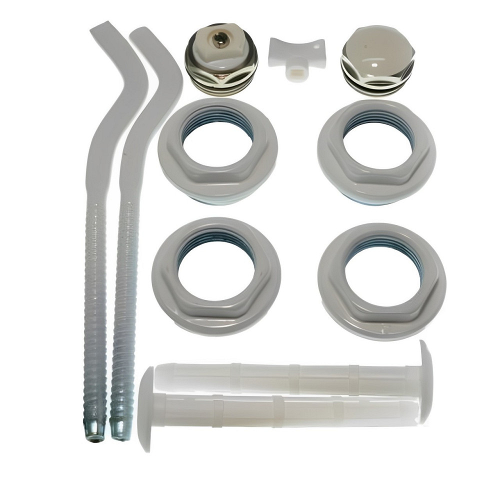 Комплект футорок секционного радиатора CRISTAL NR-2014 3/4″с 2-кронштейнами (HT 405) Киев - изображение 1