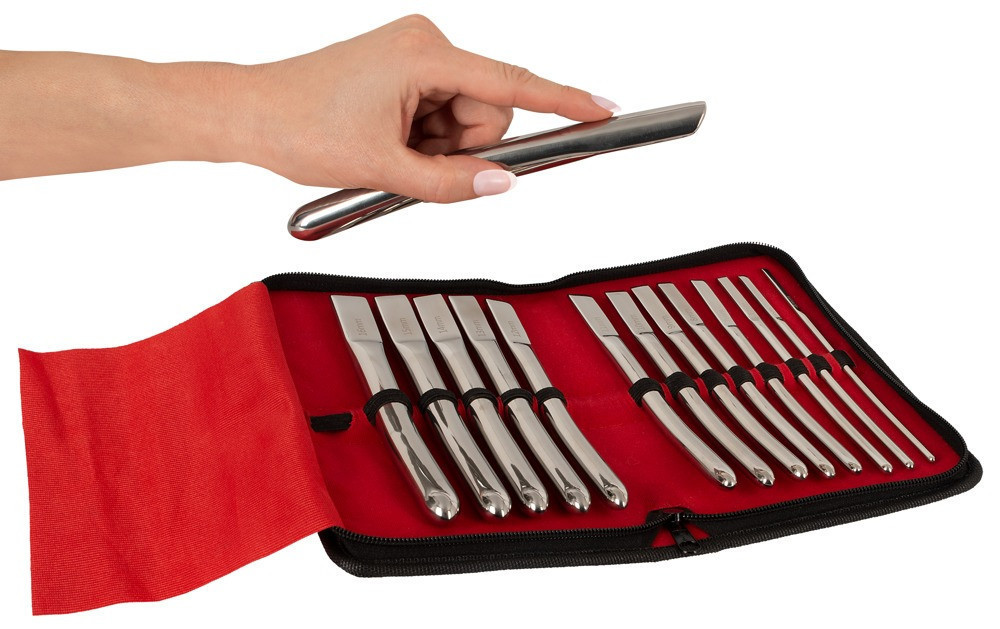 Набір уретральних стимуляторів - PPlug 14-Piece Dilator Set Sex Aura Київ - фото 8