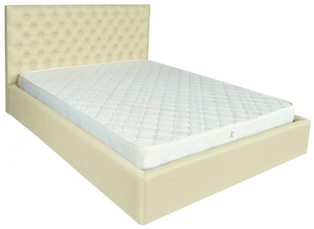 Кровать Cambridge Comfort 120 х 190 см Fly 2207 A1 С подъемным механизмом и нишей для белья Бежевый Киев - изображение 1