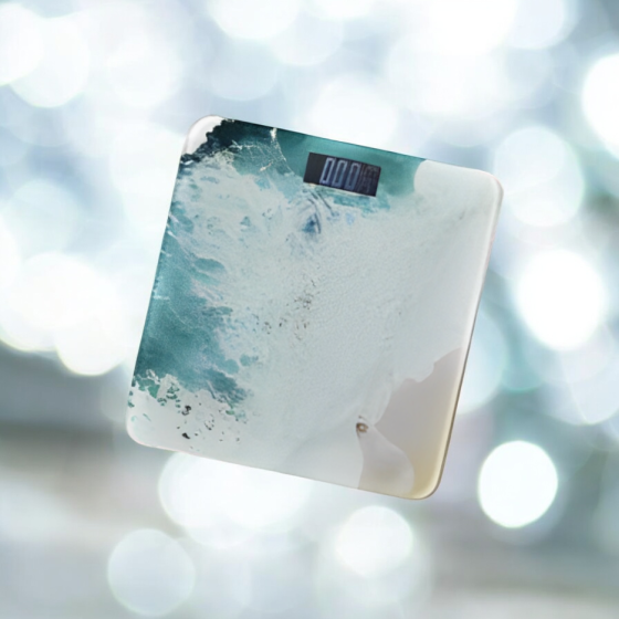 Весы напольные для измерения массы тела, со стеклянной пластиной AD-26-Sea, весы стеклянные Каменец-Подольский