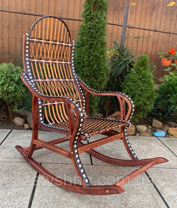 Кресло-качалка для отдыха, плетеное Киев - изображение 2