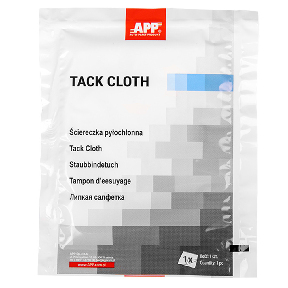 Серветки для видалення пилу "TACK CLOTH" (уп.-10шт) 40х32см сині APP, 250504 Київ - фото 2