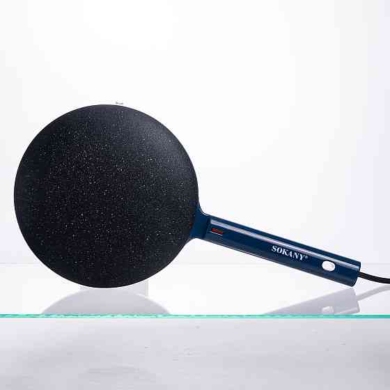 Sokany Сковорода млинниця електрична Ø20 (см) з антипригарним покриттям 600 Вт Синій SK-07057 Коломыя