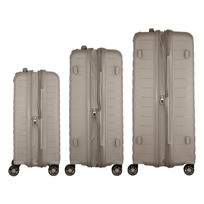 Набор чемоданов 2E Aero (L+M+S), сіро-коричневі (2E-SPP-AERO-SET3-TP) Вінниця - фото 2