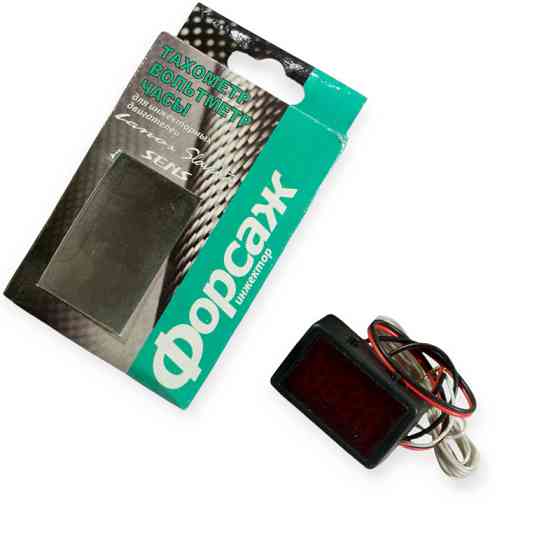 Вольтметр-тахометр-часы с дисплеем и проводом 12В для инжекторных двигат. Мукачево