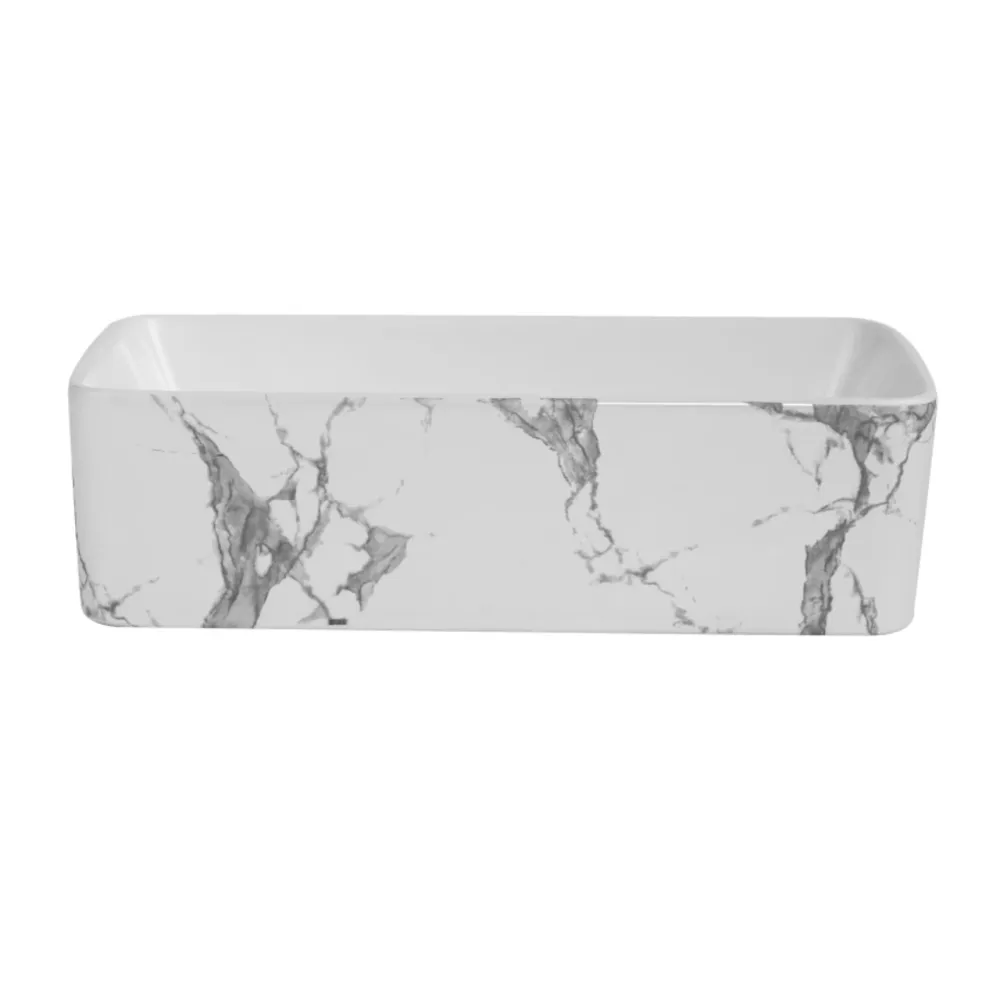 Комплект Qtap Tern Marble 3 в 1: унитаз подвесной Ultra Quiet + биде подвесное + раковина накладная QTTERMR49164 Киев - изображение 10