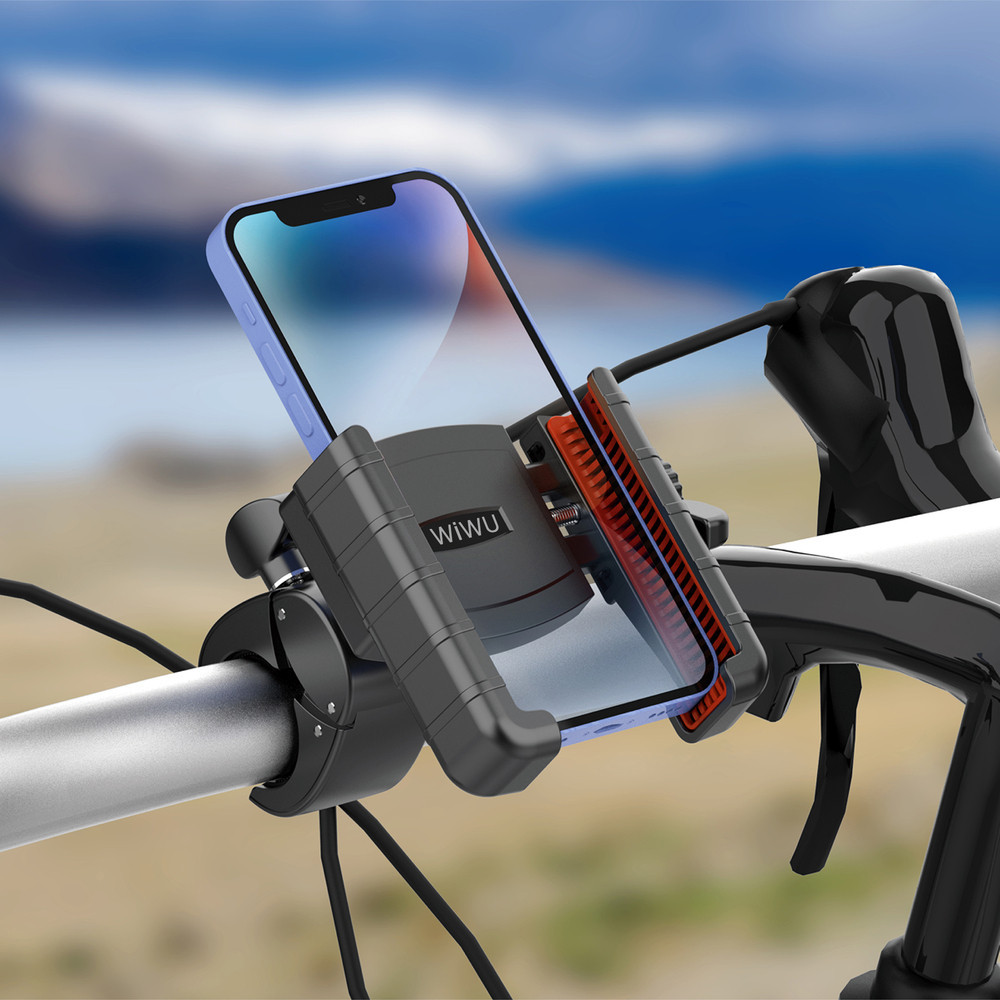 Вело/Мото тримач для телефона WIWU Wi-ZC002 Journey Series Bicycle Holder Black Одеса - фото 6