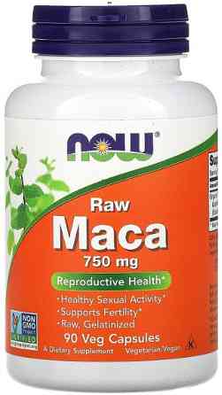Мака Now Foods Maca 750 мг 90 вегетаріанських капсул Київ