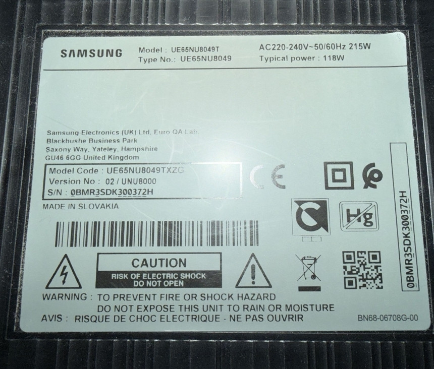 Телевізор Samsung UE65NU8049T з Німеччини. Харків - фото 1