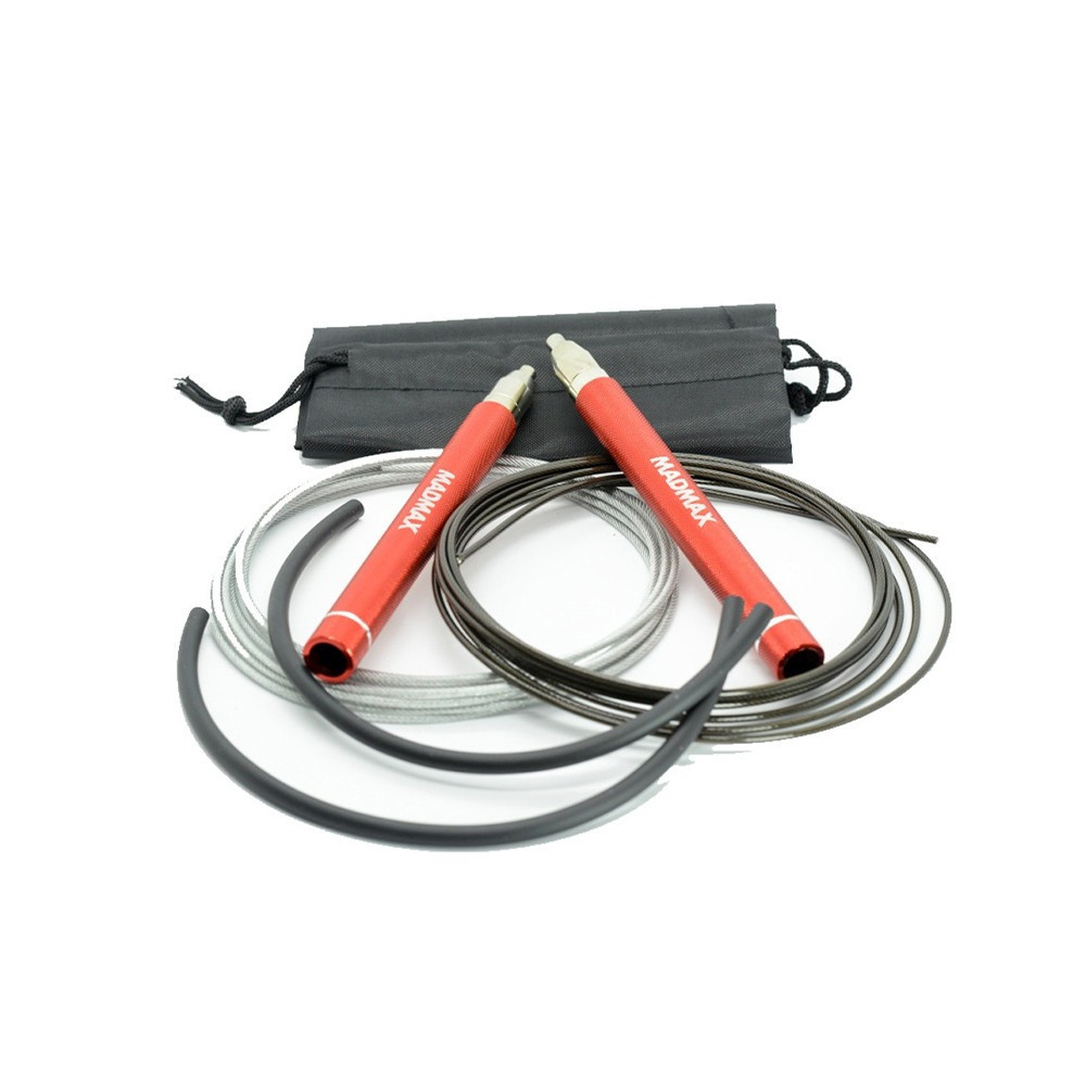 Скакалка швидкісна на підшипниках алюмінієва MadMax MFA-286 Speed jump rope Red Кам'янське - фото 5