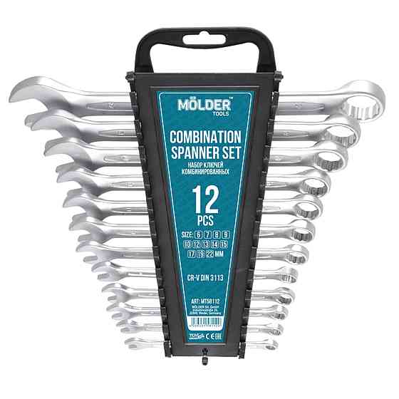 Набір ключів Molder CR-V, 6-22мм, 12шт Киев