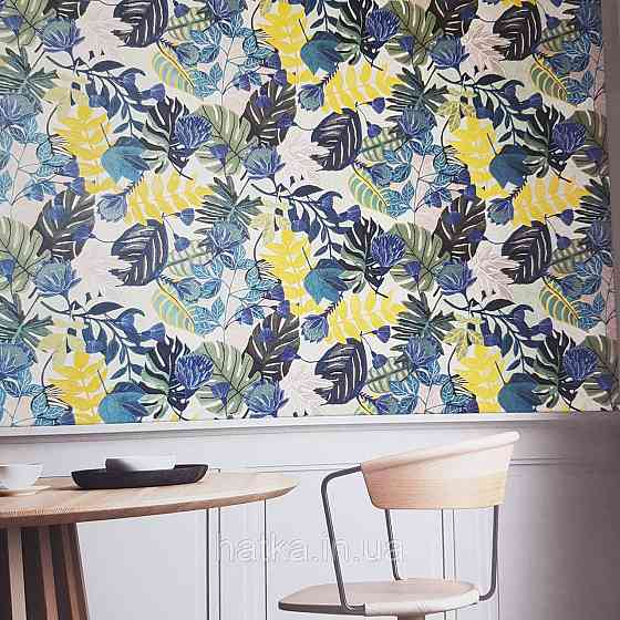 Шпалери флізелінові еко Khroma Zoom Goja 0.53х10.05 м листя монстери папороті різні кольори Київ