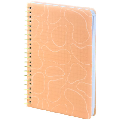 Блокнот Axent на спирали B6 80 листов, клетка, пластиковая обложка, оранжевый (8463-3-A) Винница - изображение 2