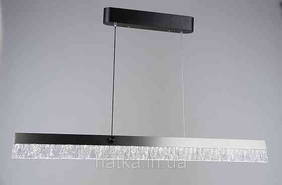 Люстра подвесная светодиодная VALESO YH1362/80W, LED 40W, линейная, Черный+Серый Киев