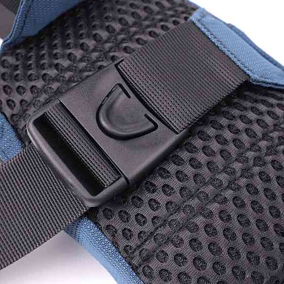 Чоловіча слінг сумка для подорожей з якісного текстилю Vintage 22870 Синій Київ