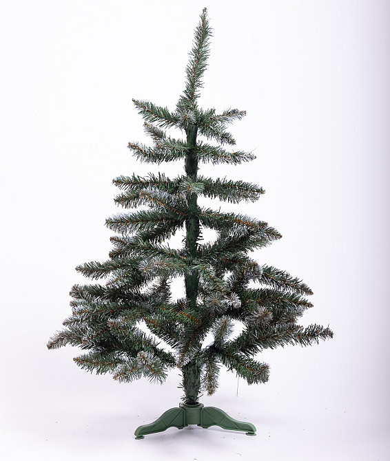 Lugi Ялинка штучна сосна 130 см зелена з білими кінчиками Коломия - фото 8