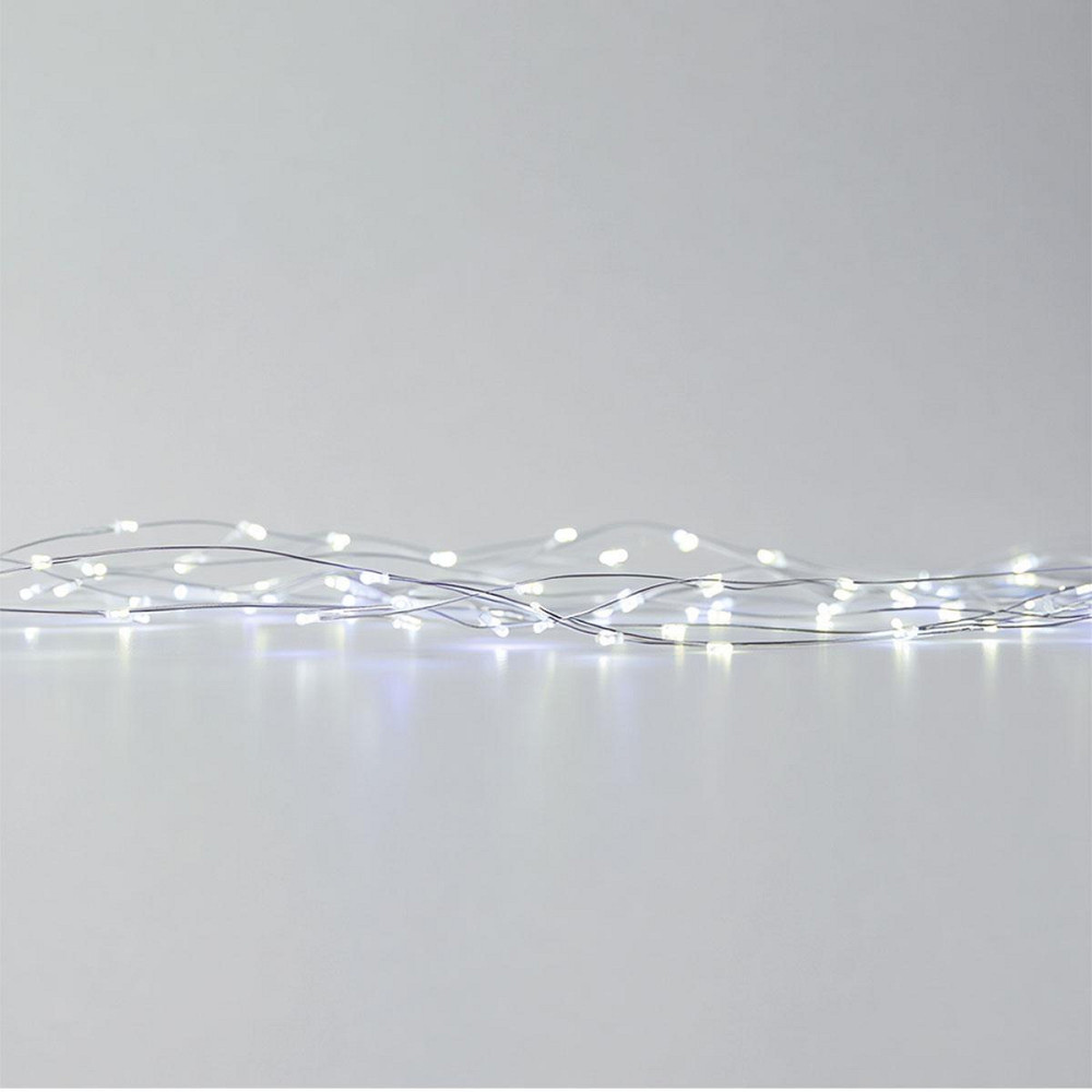 Garlando Новорічна гірлянда кімнатна нитка 22 м 220 LED кімнатна гірлянда білий провід Біле сві Коломия - фото 3