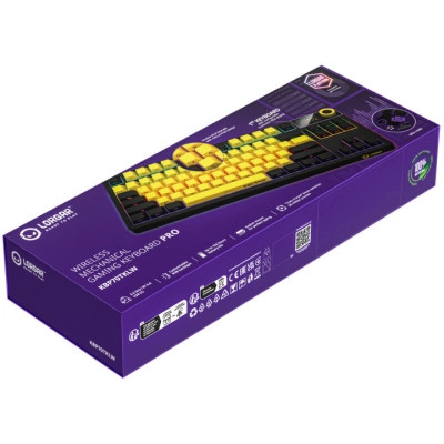 Клавіатура Lorgar KBP70TKLW Wireless TKL Mechanical Pro UA Black/Yellow (LRG-KBP70TKLW-YL-US) Вінниця - фото 3