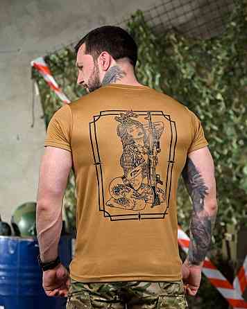 Тактична потовідвідна футболка Girl coyot ПП7622 Одеса