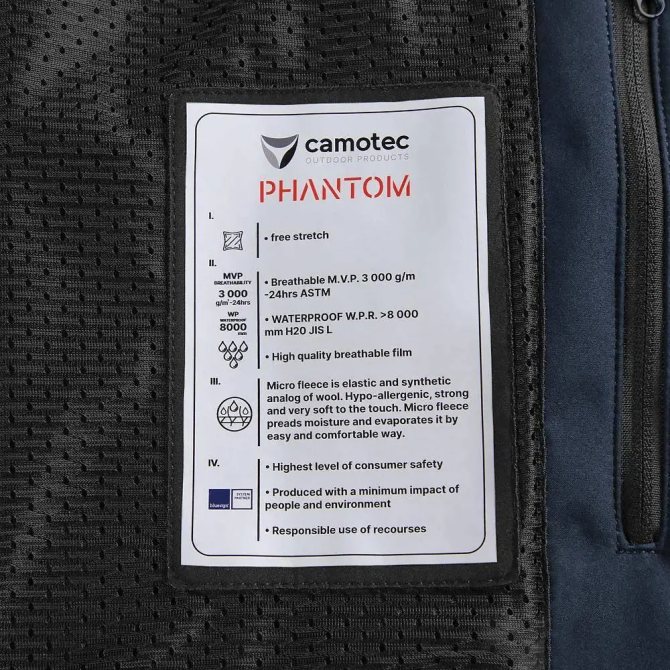 Куртка мужская теплая Phantom System (Синий) 3XL Винница - изображение 9