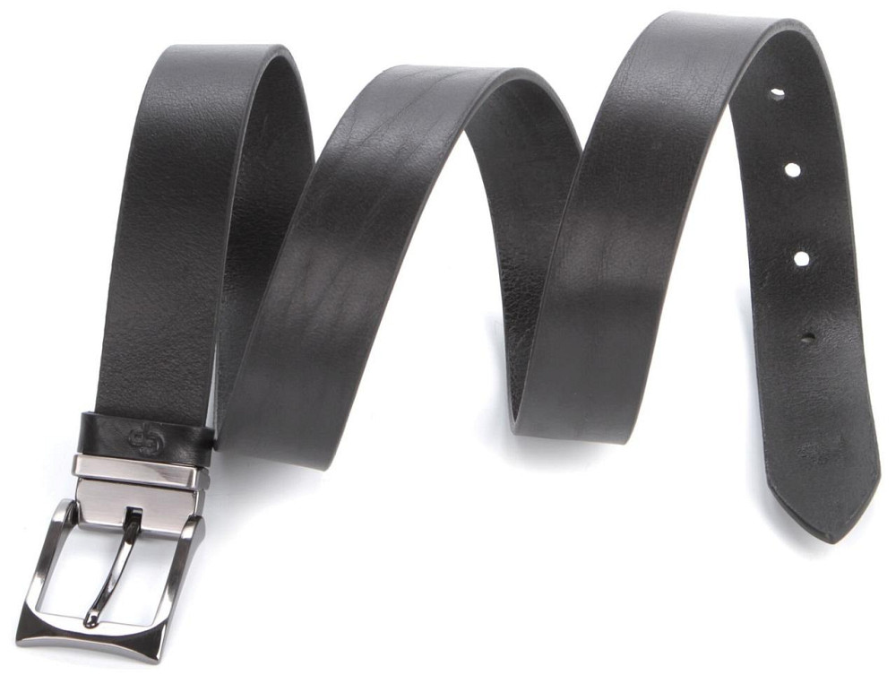 Ремень мужской GRANDE PELLE 00872 Черный Киев - изображение 3