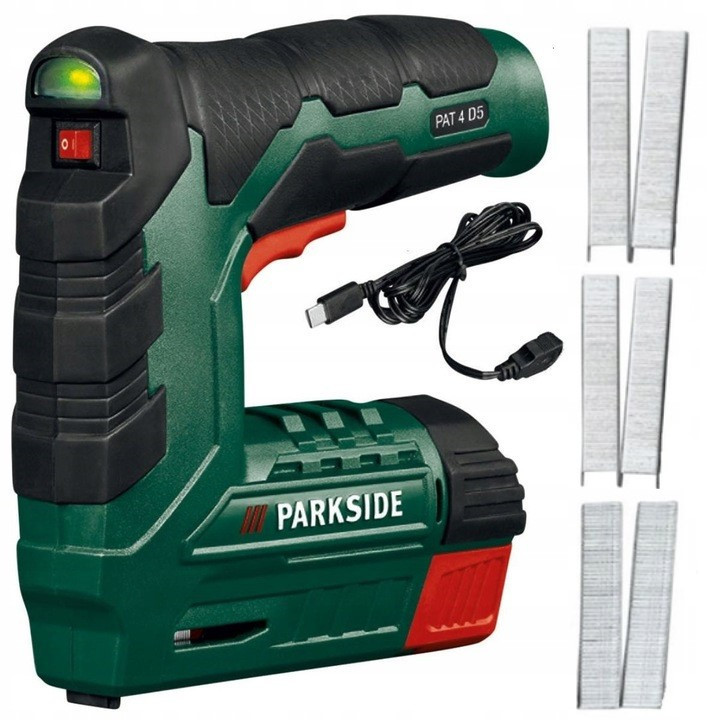 Аккумуляторный Степлер с 2500 скобами Parkside (PAT 4 D6) Аккумулятор 2000 mAh Нововолынск - изображение 1