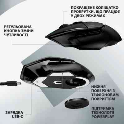Мишка Logitech G502 X Lightspeed Wireless Black (910-006180) Вінниця