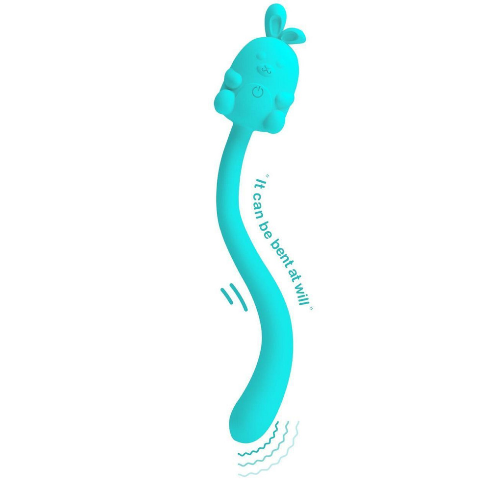 Вібратор CUTE BUNNY, Flirting Stick, 7 vibration functions, Magnetic USB charging Sex Aura Київ - фото 3