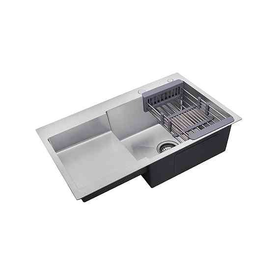 Кухонная мойка с нержавеющей стали Kroner KRP Gebürstet - 78х48 RHM (3/1 мм) Киев