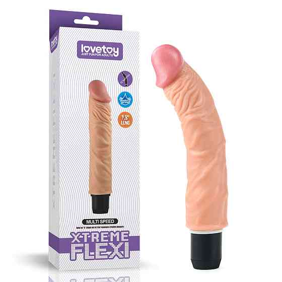 Реалістичний вібратор - Xtreme Flexi Vibrator 9.8" Sex Aura Київ