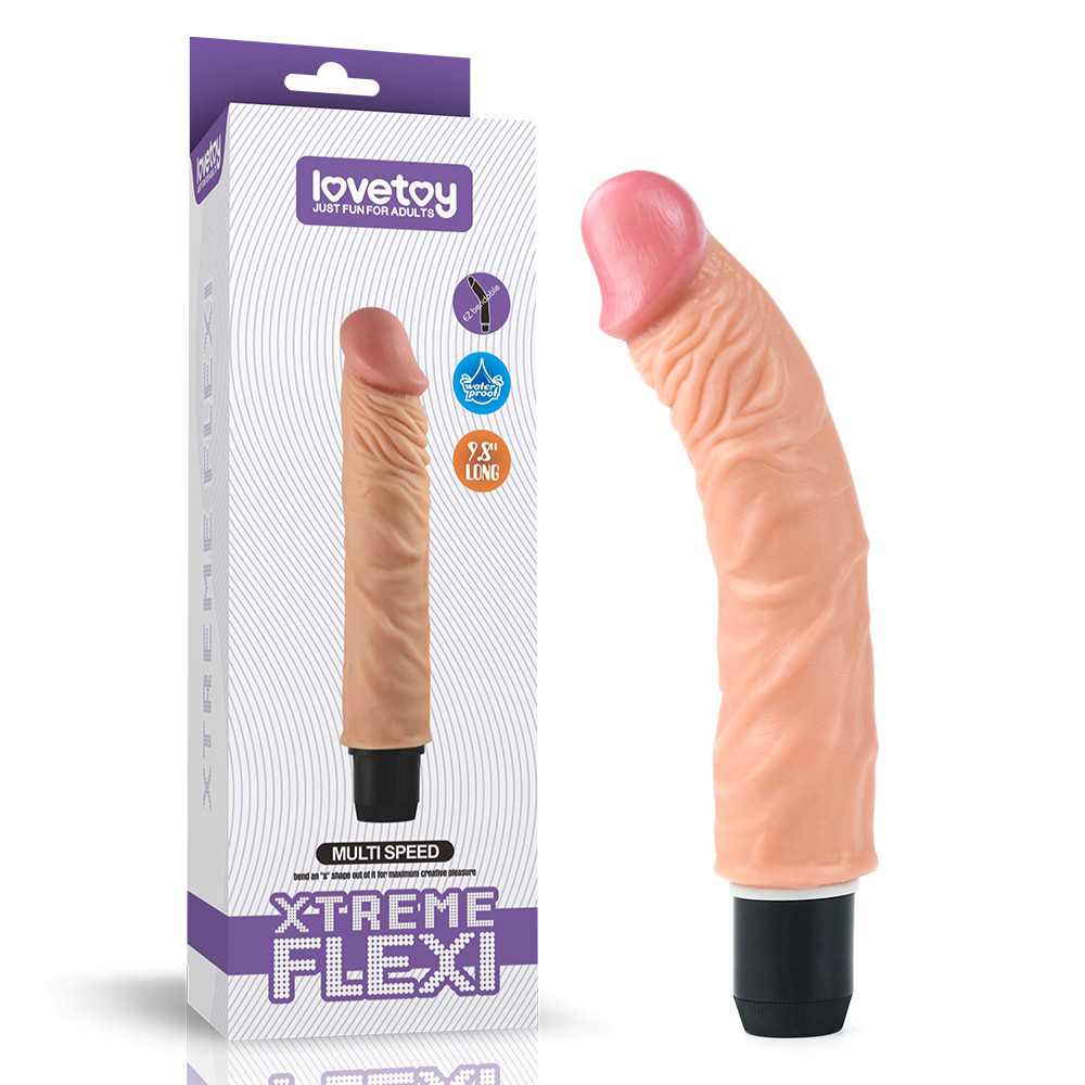 Реалістичний вібратор - Xtreme Flexi Vibrator 9.8" Sex Aura Київ - фото 1