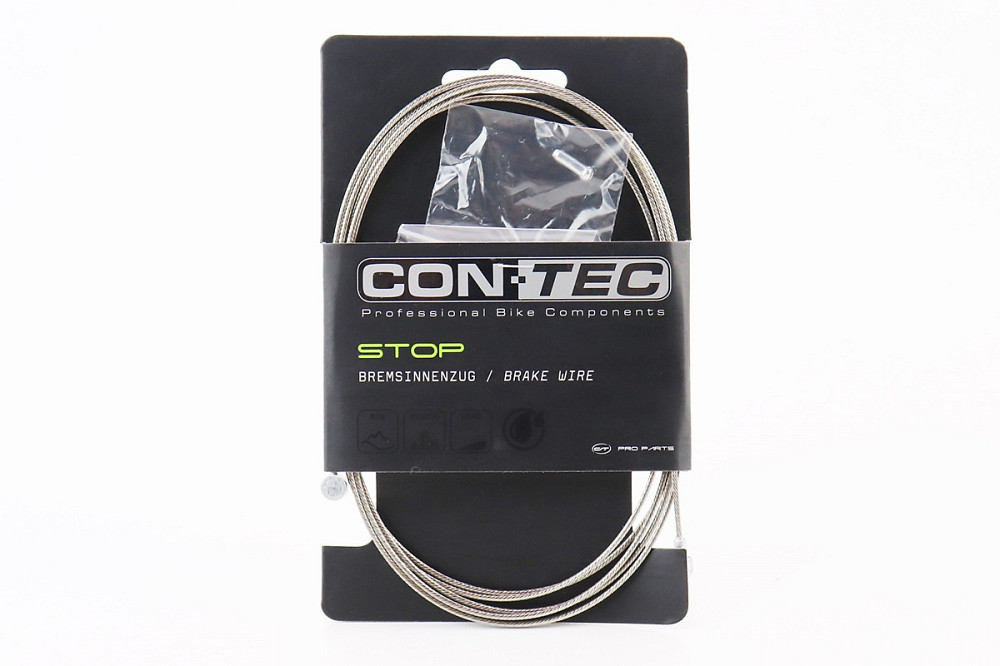 Трос гальмівний 2100мм універсальний MTB/ROAD з кінцевиком, нержавіюча сталь, шліфований Slick Stainless CP-B3/B4 Киев - изображение 1