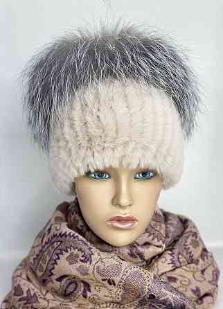 Шапка хутряна жіноча кубанка Софі Бежевий Харків