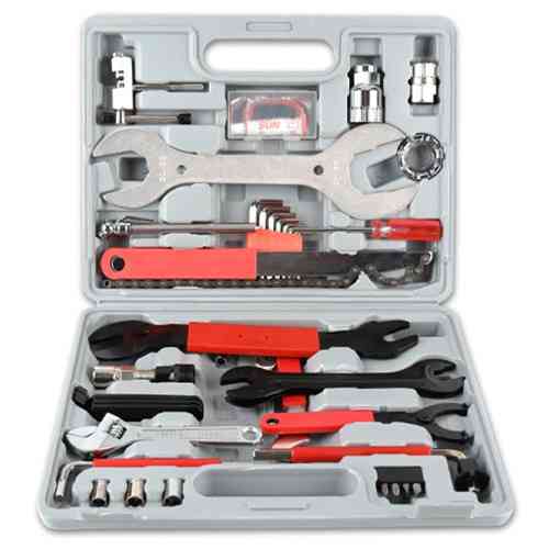 Набор профессиональный для ремонта и обслуживания велосипеда 44 предмета в кейсе Киев