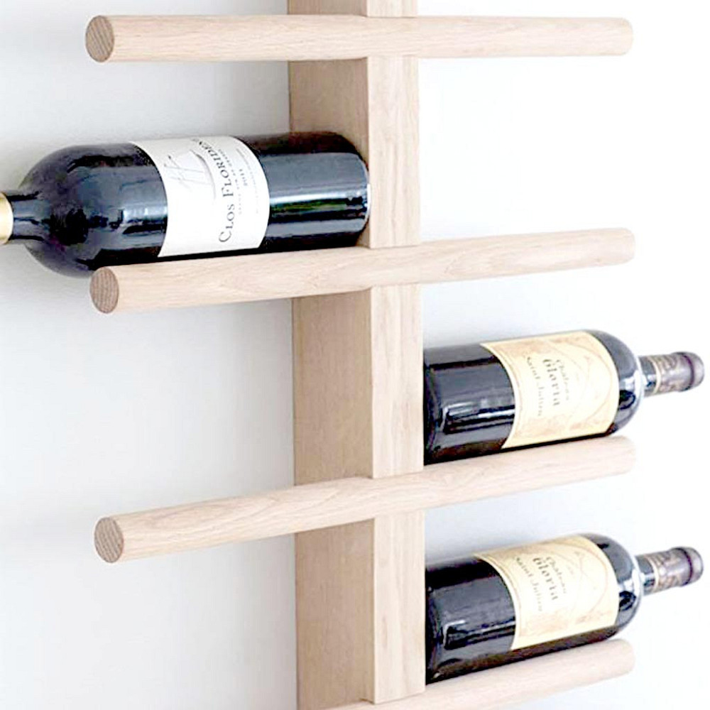 Настенная винная полка 