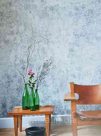 Шпалери вінілові Grandeco One roll one motif 2 MO6001 панно рослини лист папороті бежевий на зеленому Київ