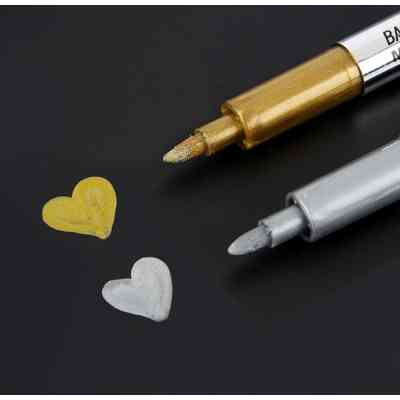 Маркер Baoke 1,5 мм серебряный Металлик (MARK-PER-BAO-MP550S) Винница