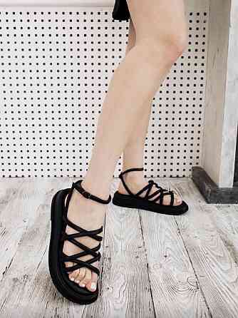 Olli Босоніжки жіночі OLLI 95-0110 чорні (літо, шкіра натуральна) (4695) 38р.39р. 38 Коломия