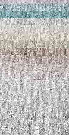 Шпалери вінілові на флізеліні NOVA метрові під штукатурку структурні однотонні світло-бежеві Київ