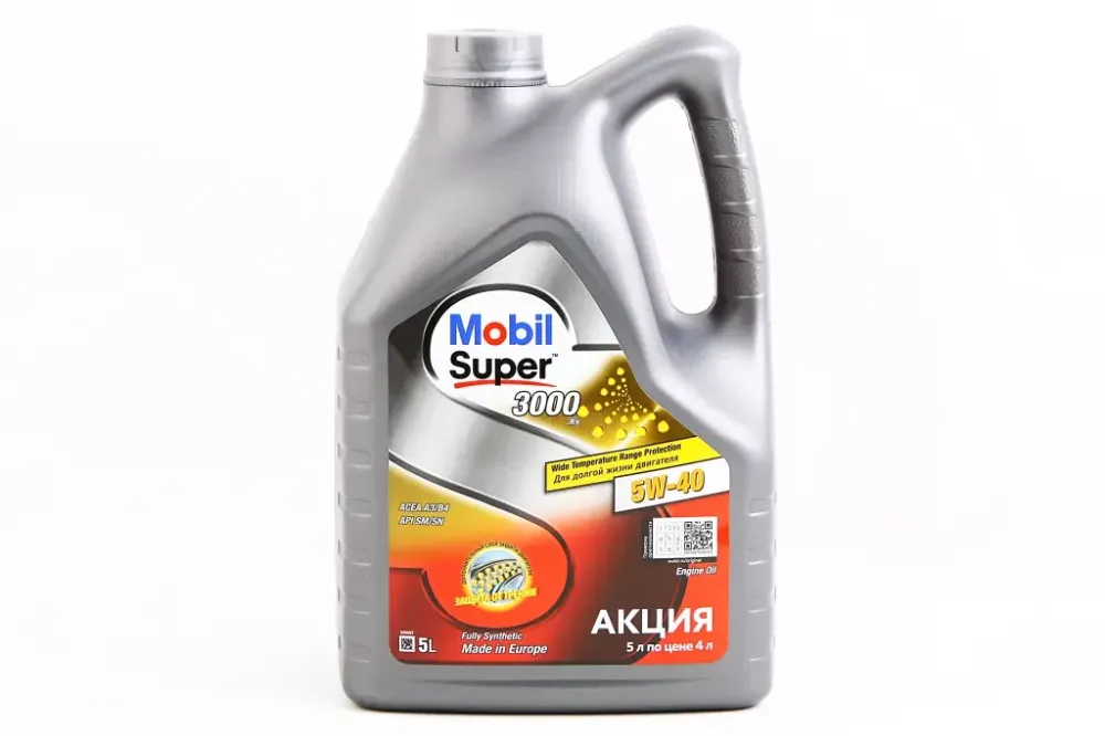 Масло 5W-40 Mobil Super 3000 SN/SM 5л/4.4кг Вінниця - фото 1