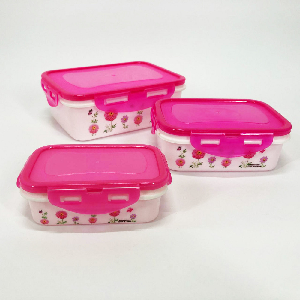 Набор пластиковых судков UNIQUE UN-1511. Цвет: розовый OB-47 Львов - изображение 5