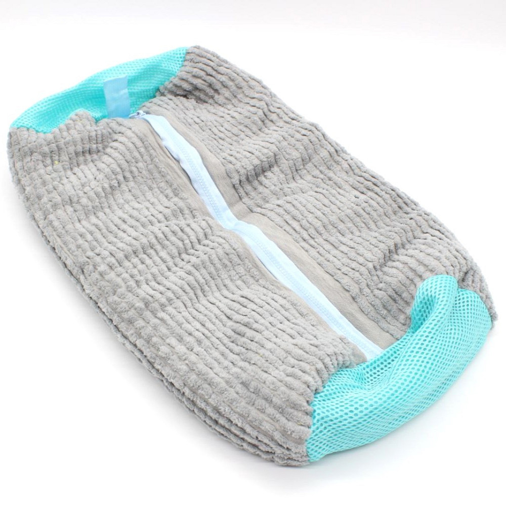 Мешок для стирки обуви в стиральной машине 39х19см, Серый / Сетка для кроссовок / Сумка для стирки деликатных тканей Киев - изображение 10