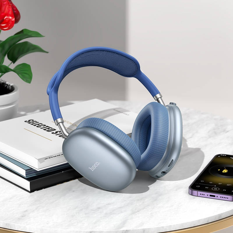 Беспроводные наушники HOCO W55 Pleasing BT headphones Sky Blue Одесса - изображение 4