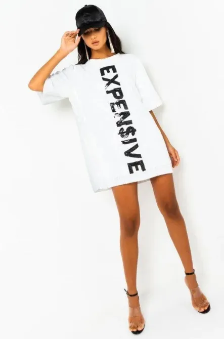 Футболка жіноча з принтом  48 Біла 2664087561 Дніпро - фото 1