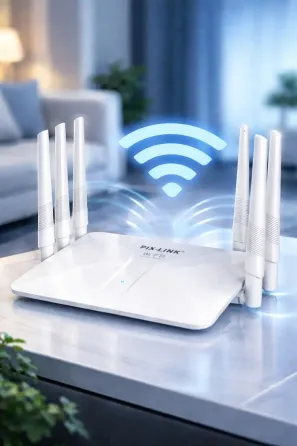 Домашний беспроводной Wi-Fi-маршрутизатор PIX-LINK 300M Wireless-N Router 2.4GHz Коломыя