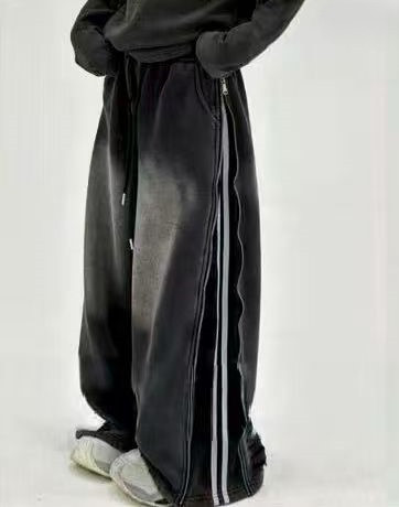 Теплые широкие спортивные штаны  для девочки подростка 120,130,160 Николаев - изображение 1