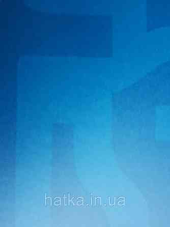 Шпалери вінілові Lutece Bensimon геометрія абстракції смуги фігури блакитні на яскраво синьому Київ