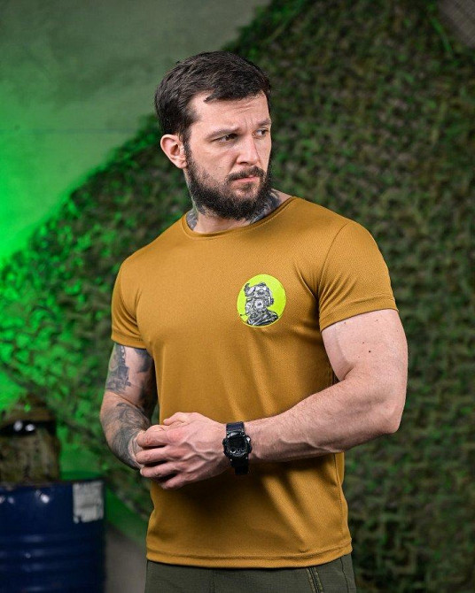 Тактическая потоотводящая футболка  Soldier coyot ПП7620 Одесса - изображение 3